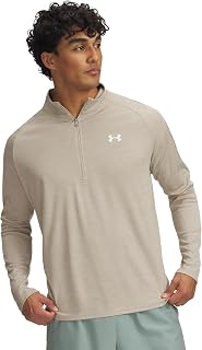 Under Armour Hoodies & Sweatshirts Men's UA Tech Textured 1/2 Zip (Pack of 1), Stream/Black - Tech Textured Half Zip