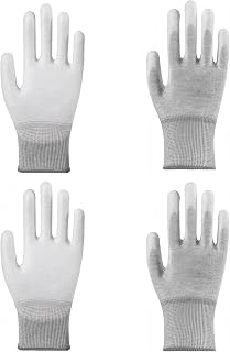 2 Pairs Safety Work Gloves,Latex non-slip outdoor work gloves for Gardening, Construction, Warehouse, Large size