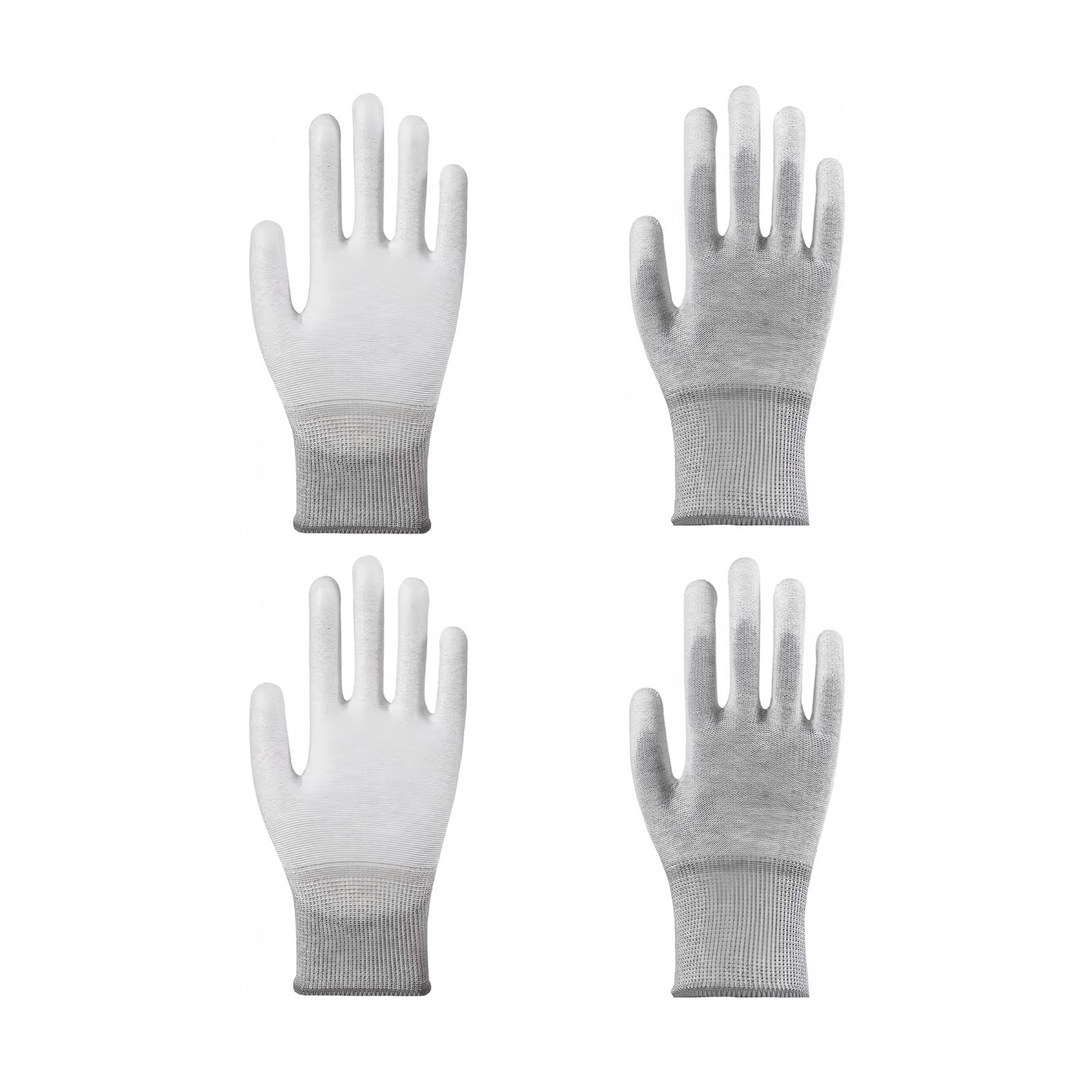 2 Pairs Safety Work Gloves,Latex non-slip outdoor work gloves for Gardening, Con
