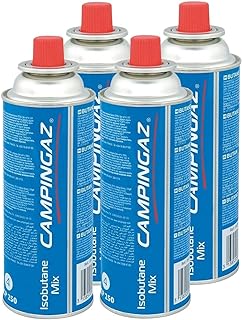 Campingaz CP250 4 PACK Gas Cartridge - Blue, X 220 G, Blue, 4 Pack EU