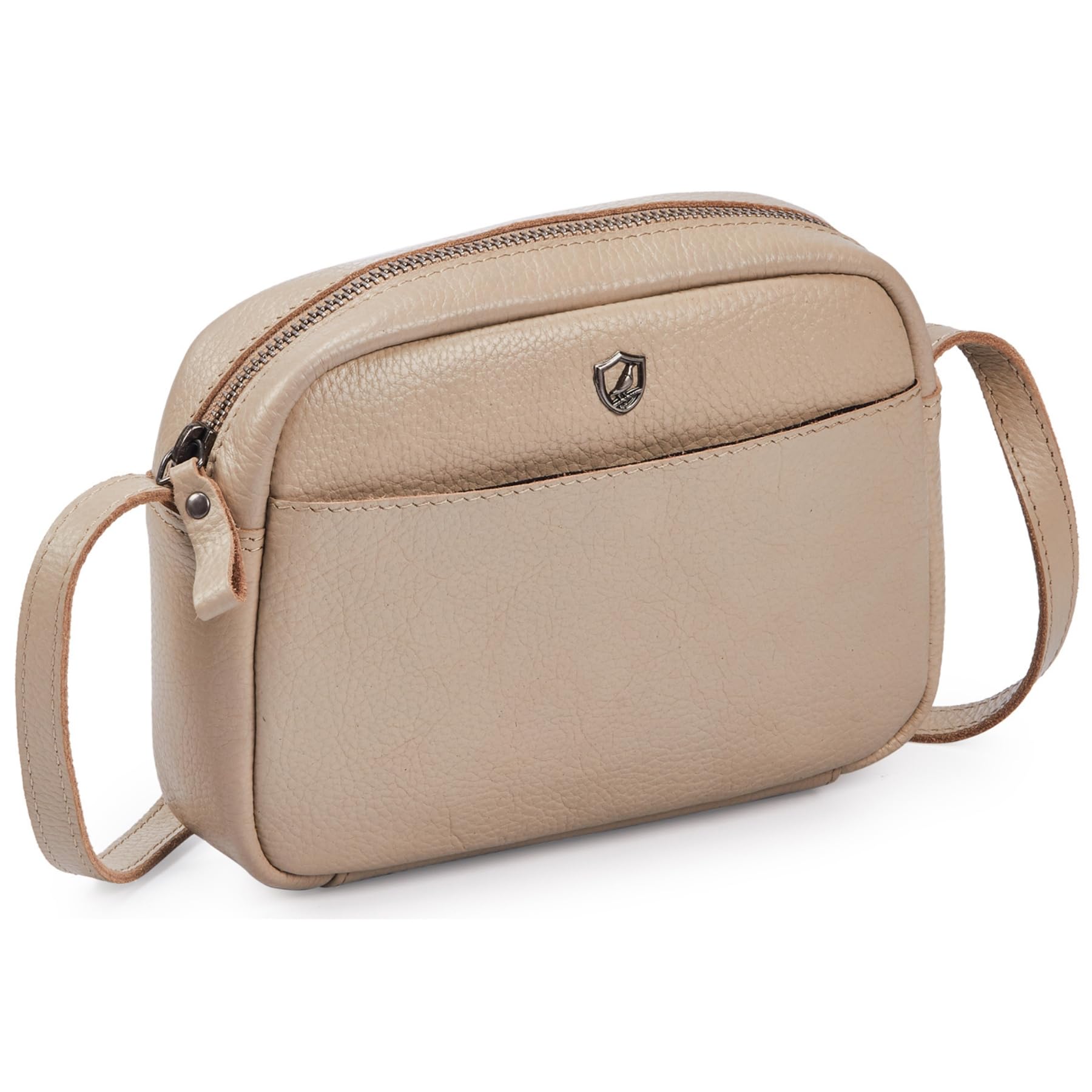 Crossbody Sling Bag for Women Trendy Real Leather Purse Mini Soft Pebbled Crosso