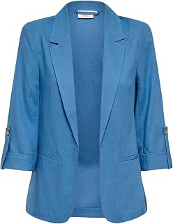 ONLY Onlgoa 3/4 Unline Linen Bl Blazer CC TLR Onlgoa 3/4 Unline Linen Bl Blazer CC TLR Women's (Pack of 1)