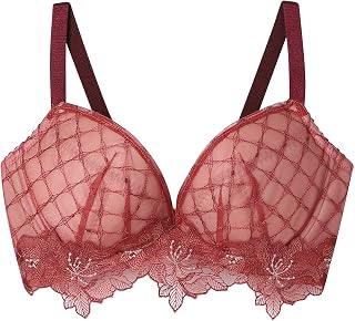 Amphi BYJ304 BYJ309 Women's Brassiere Keeps Your Chest Clean and Large Size, Glam Rich Double Plunging Type