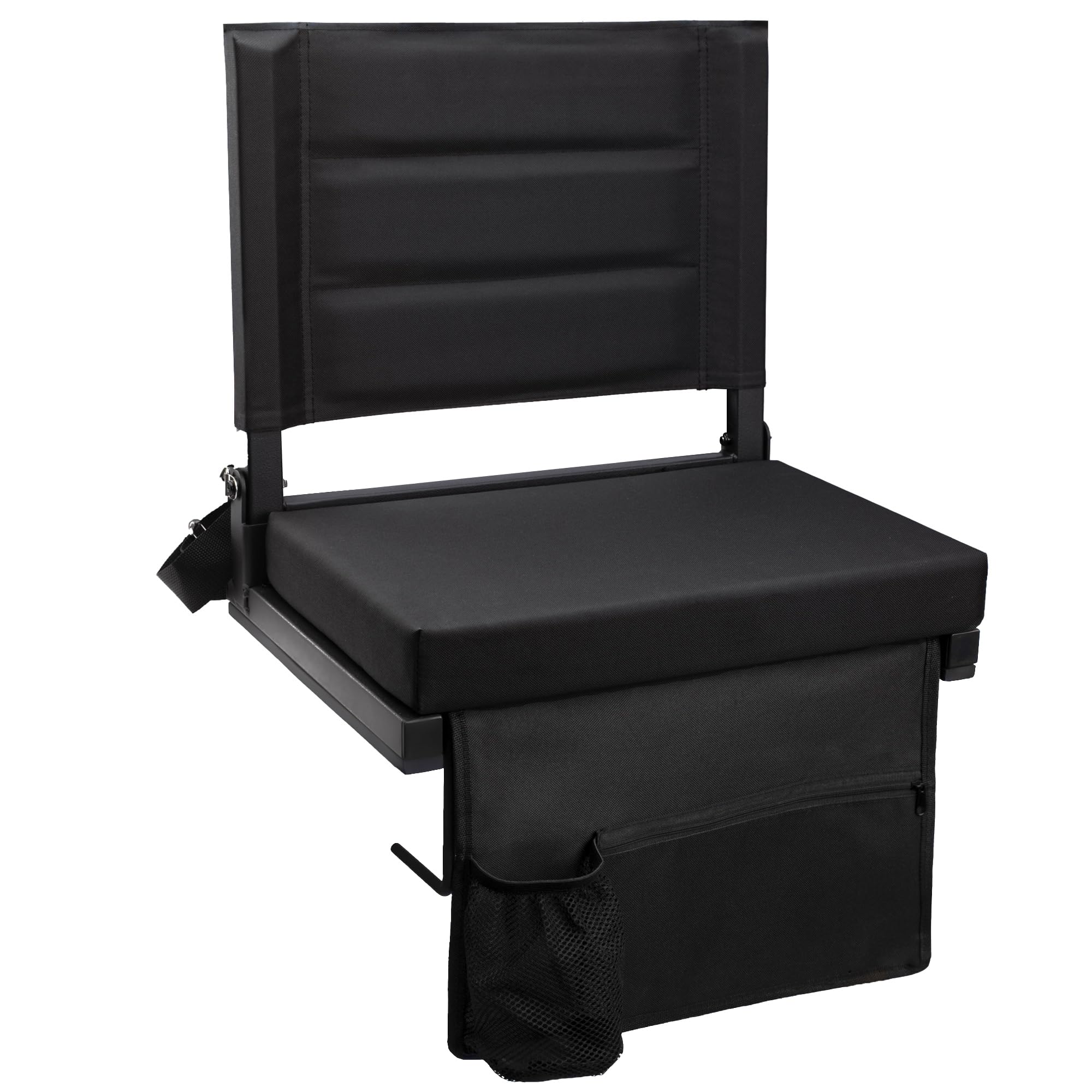 Portable Stadium Seats for Bleachers with Back Support,Shoulder Strap | Bleacher
