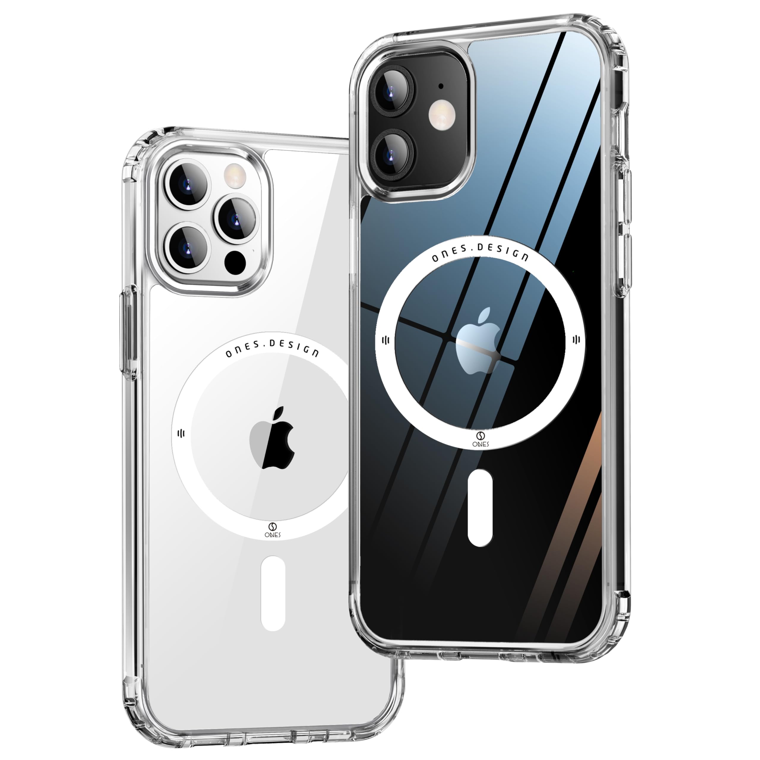 ONES for iPhone 12/12 Pro Case, Hybrid Magnetic Phone Case, Compatible with MagS