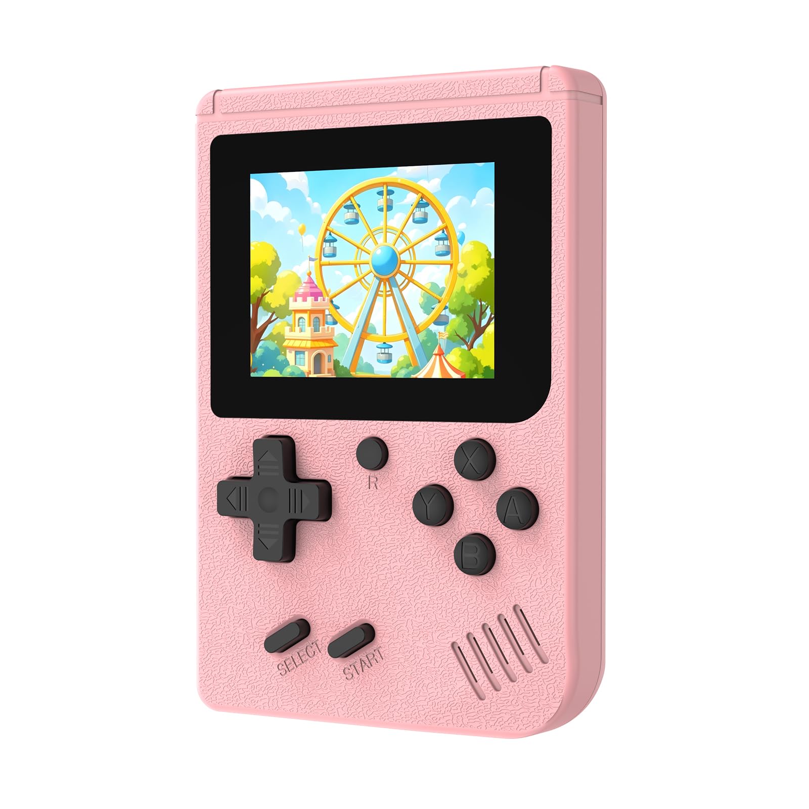 KNVNGGRFE Retro Handheld Game Console, 3.0 Inch Mini Portable Game Console Built