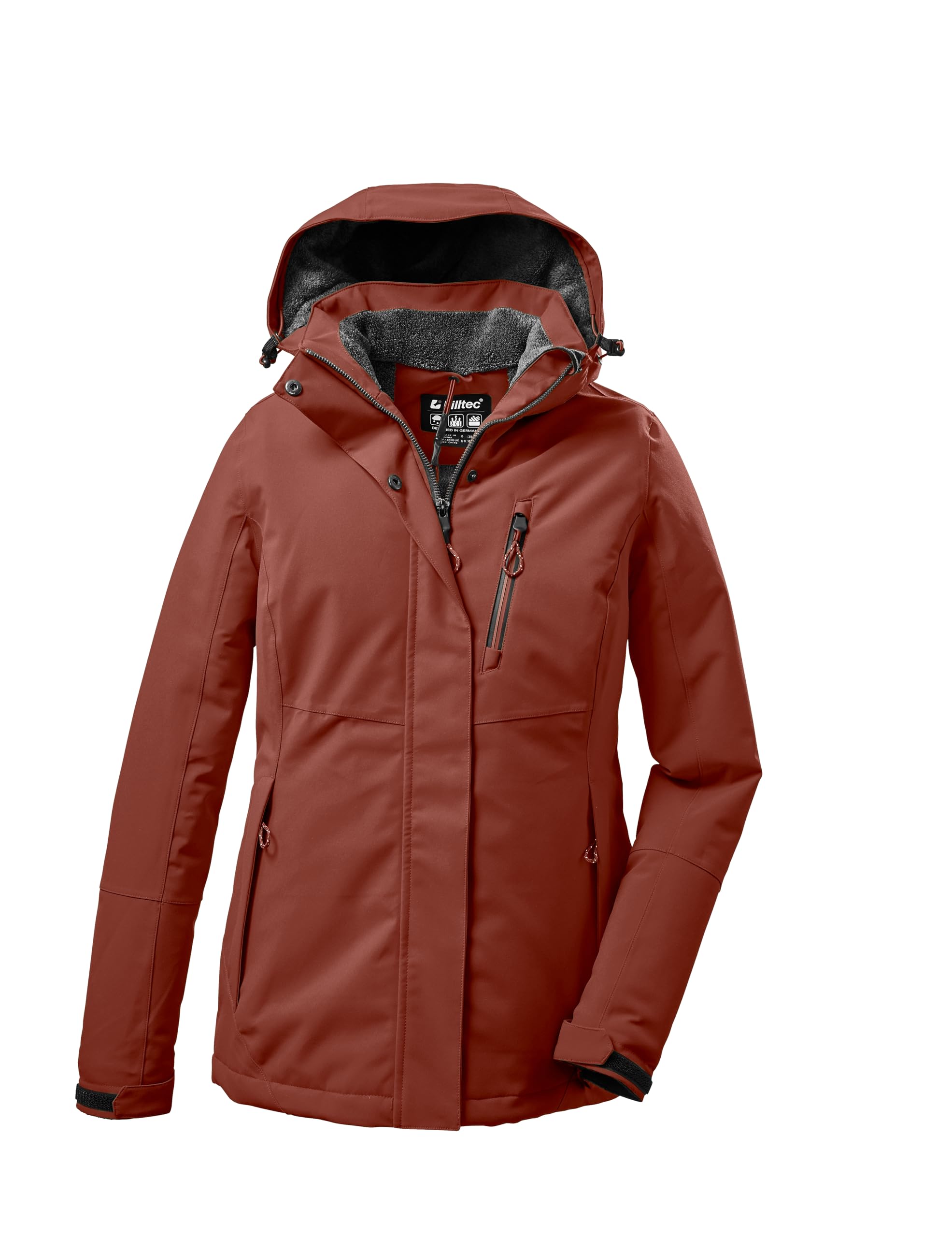 Killtec Women's Kow 140 Wmn Jckt Functional jacket/winter jacket with zip-off ho