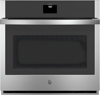 GE 30 in. Single Smart Convection Wall Oven with No-Preheat Air Fry in Stainless Steel