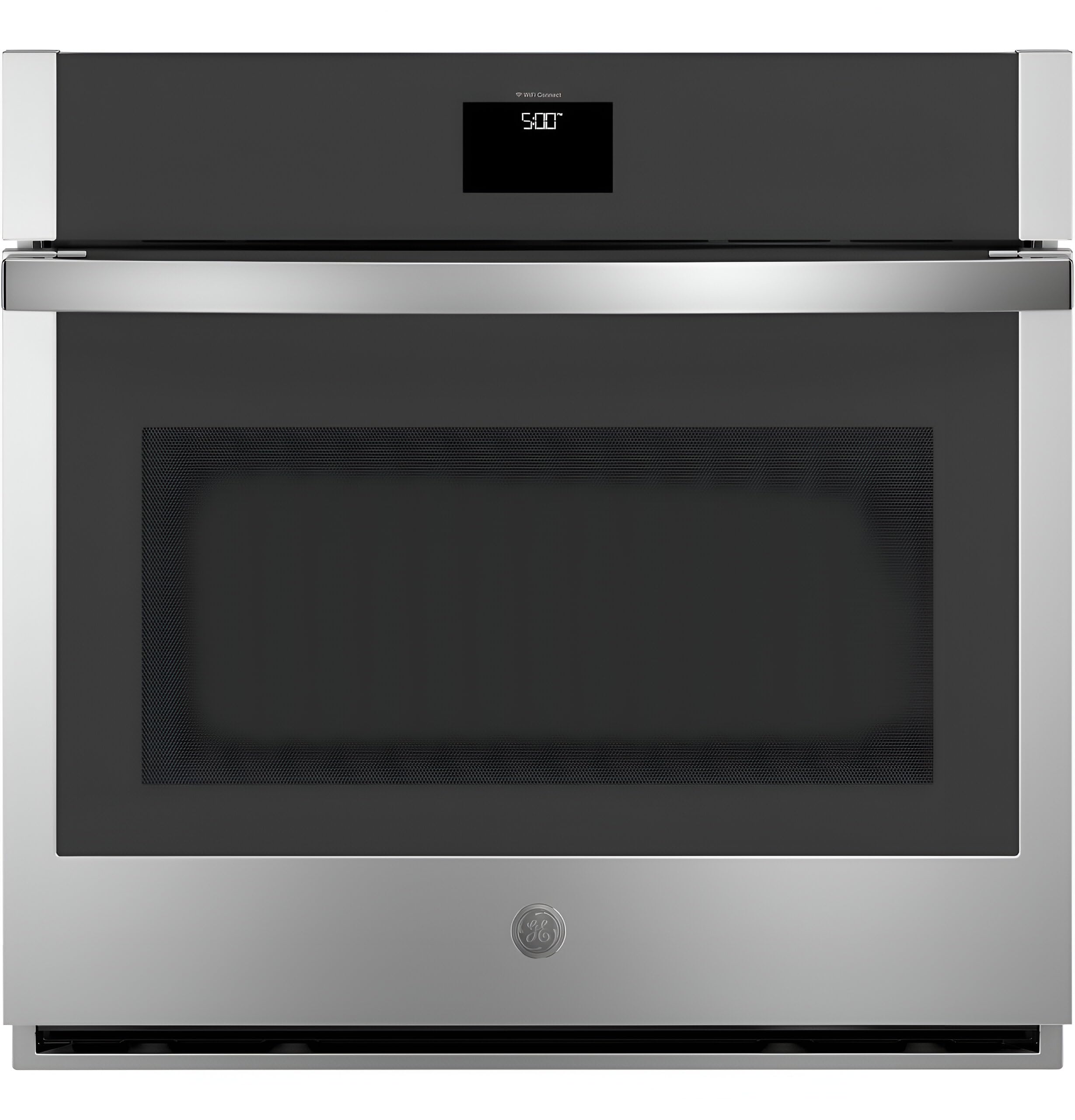 GE 30 in. Single Smart Convection Wall Oven with No-Preheat Air Fry in Stainless