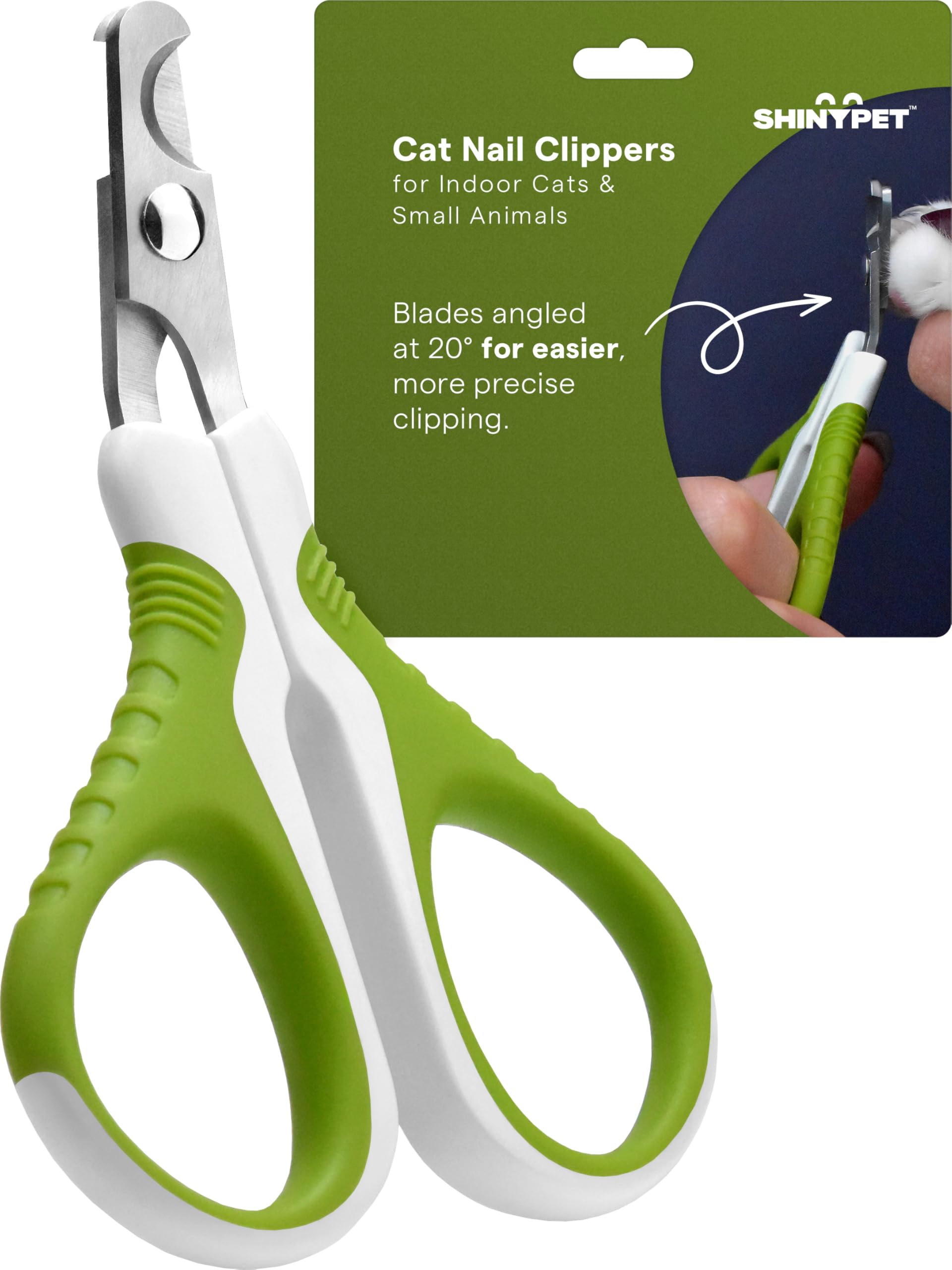 Pet Nail Clippers for Indoor Cats & Small Animals: Kitten Rabbit Tiny Dog | Prec