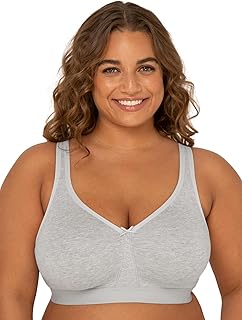 Fruit of the Loom Fit for Me Women's Plus Size Cotton Unlined Wireless Bra