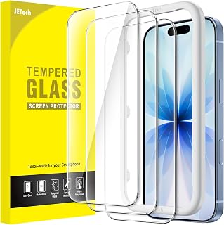 JETech Screen Protector for iPhone 17, Pack of 3
