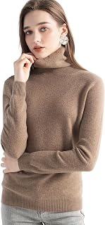 Chanyarn Women's 100% Merino Wool Seamless Sweater Turtleneck First-Line Ready to Wear Long Sleeve Knitted Pullover Tops