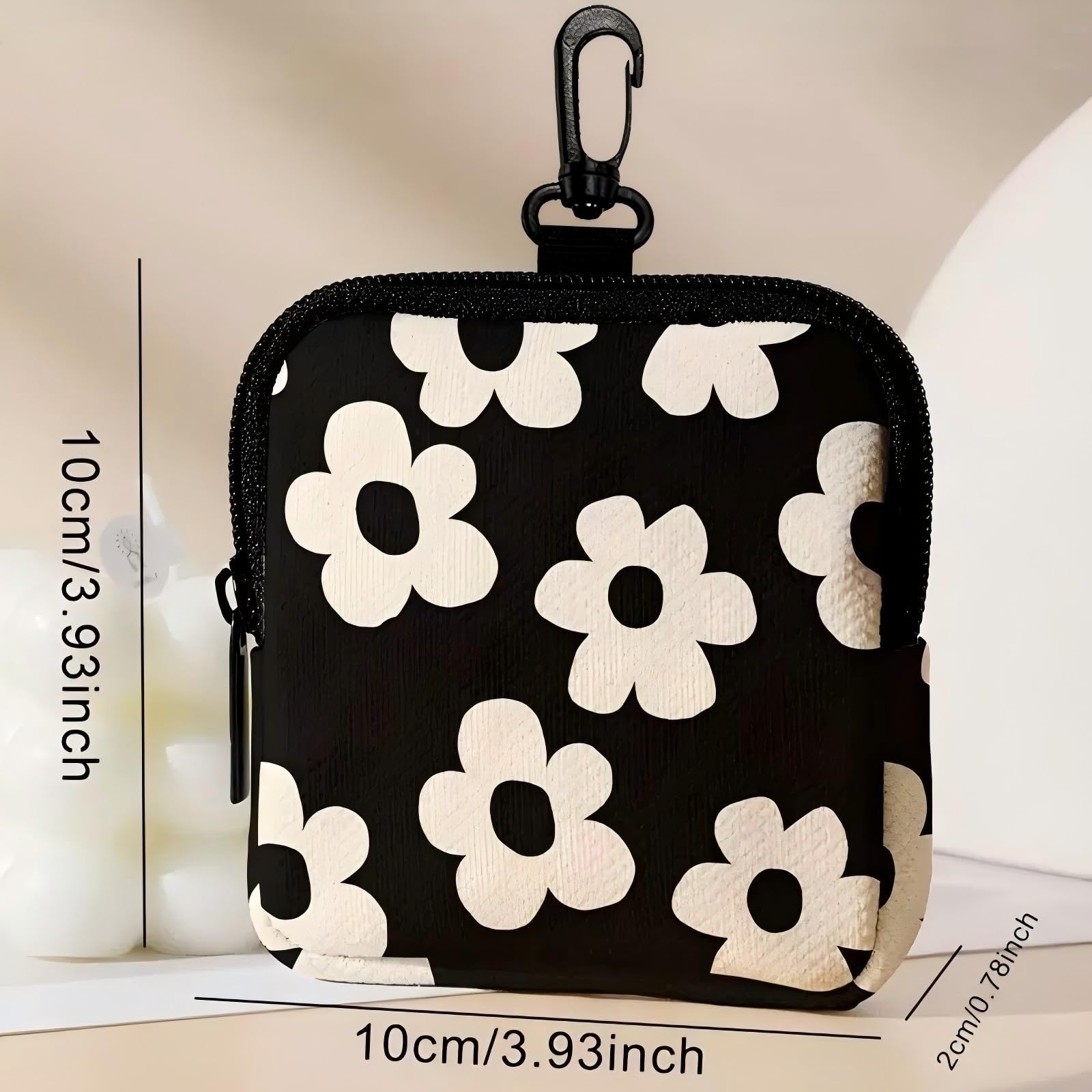 Mini Coin Purse Keychain, Multi-functional Pouch for Key Coin, Earphone Lipstick