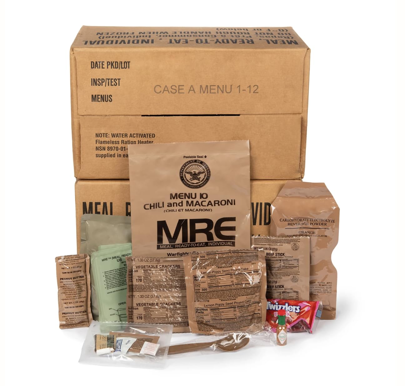 2026 Inspection MRE, U.S. MRE Meals, Emergency Supplies, Emergency Food Supply, 