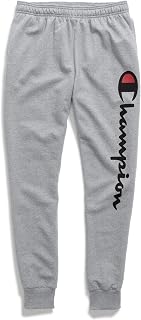 Champion Men's Powerblend Joggers, Vertical Script