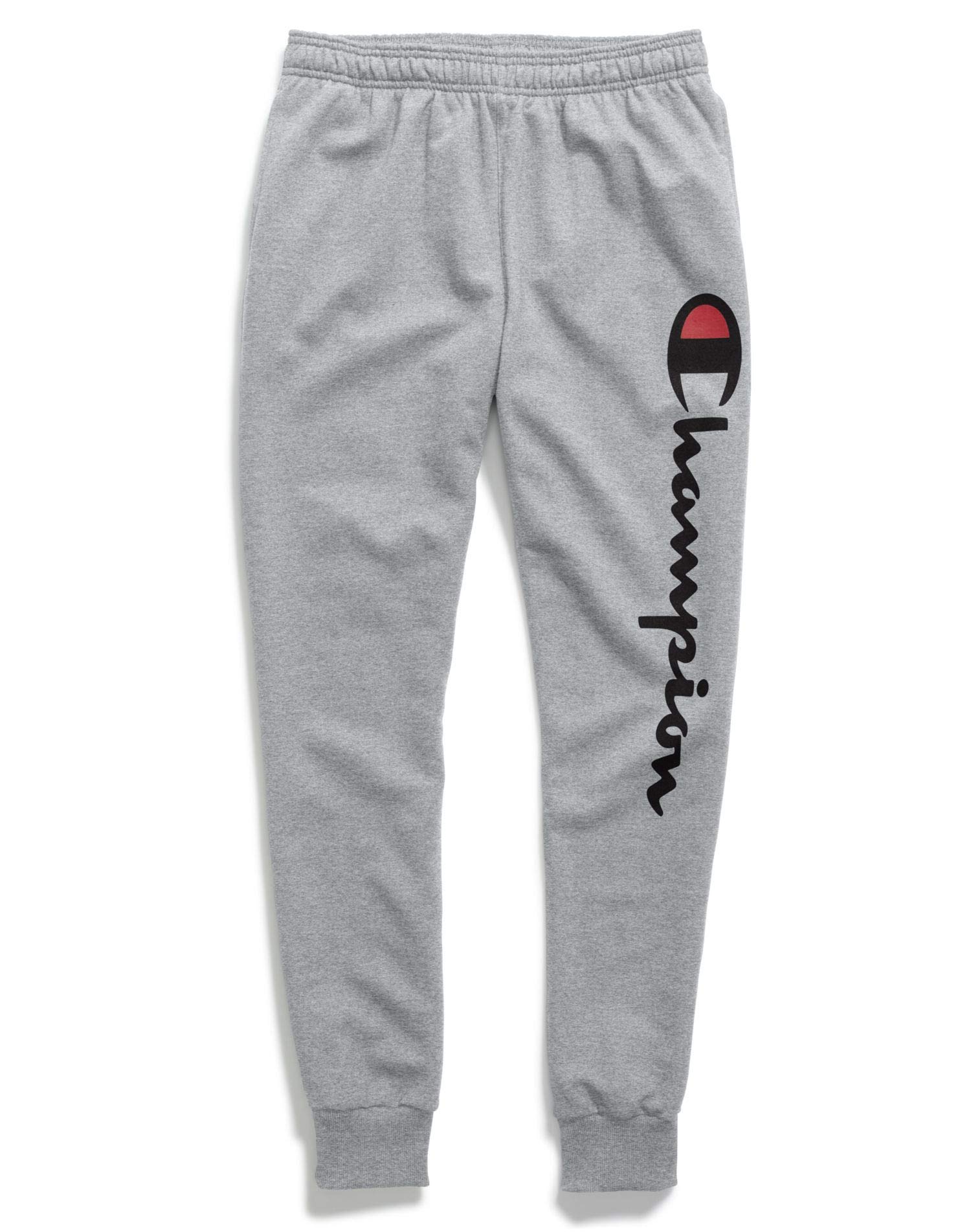 Champion Men's Powerblend Joggers, Vertical Script