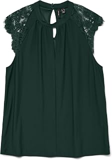 VERO MODA Sleeveless Top Lace