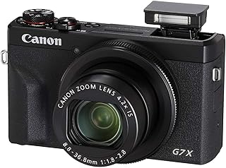 Canon PowerShot Digital Camera [G7 X Mark III] with Wi-Fi & NFC, LCD Screen and 4K Video - Black