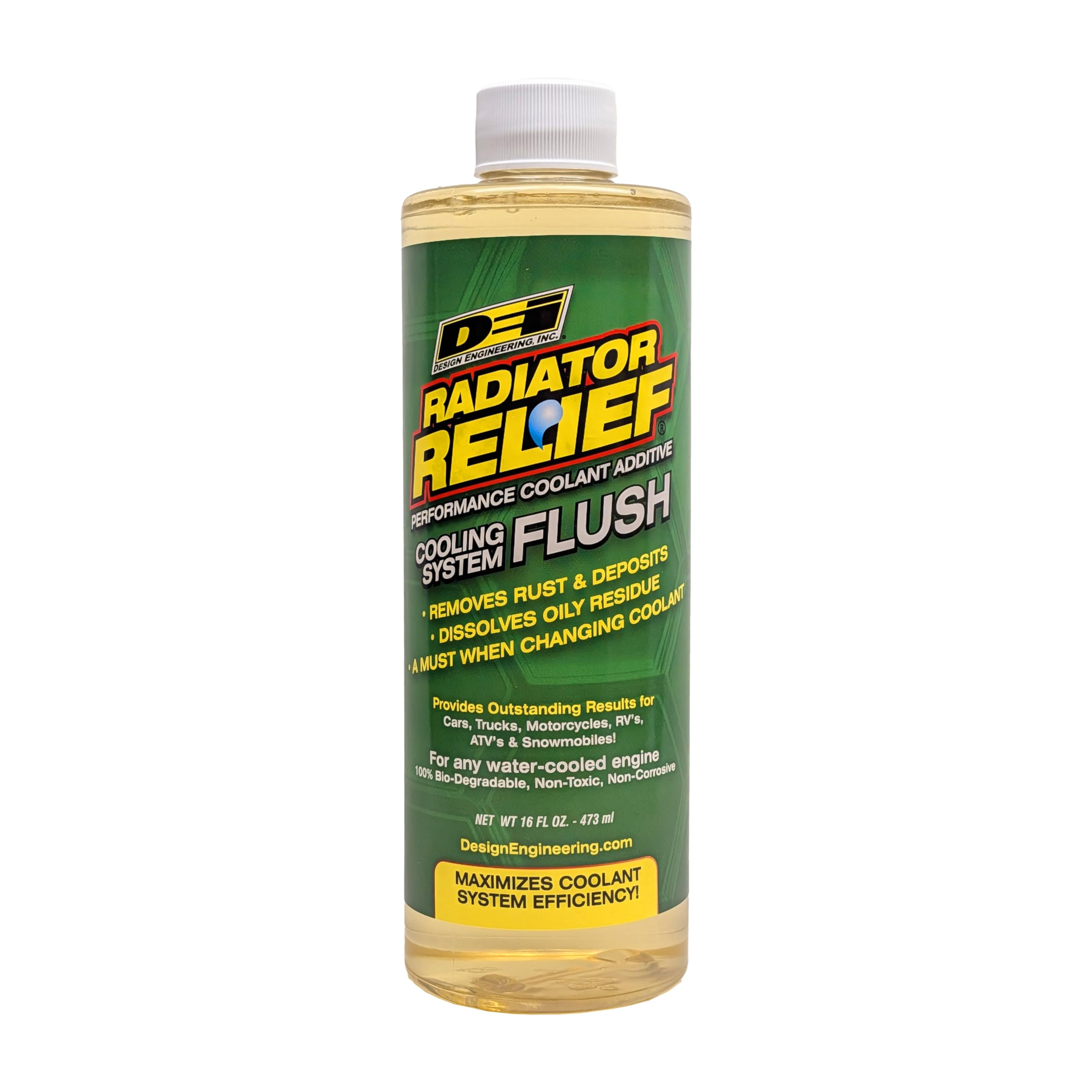 Design Engineering 040202 Radiator Relief Cooling System Flush, 16 Ounce