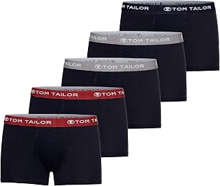 TOM TAILOR Men's Boxer Shorts Pack of 5 Sizes S - 3XL
