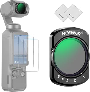 NEEWER Variable ND Filter for DJI Osmo Pocket 3 4 Xtra Muse