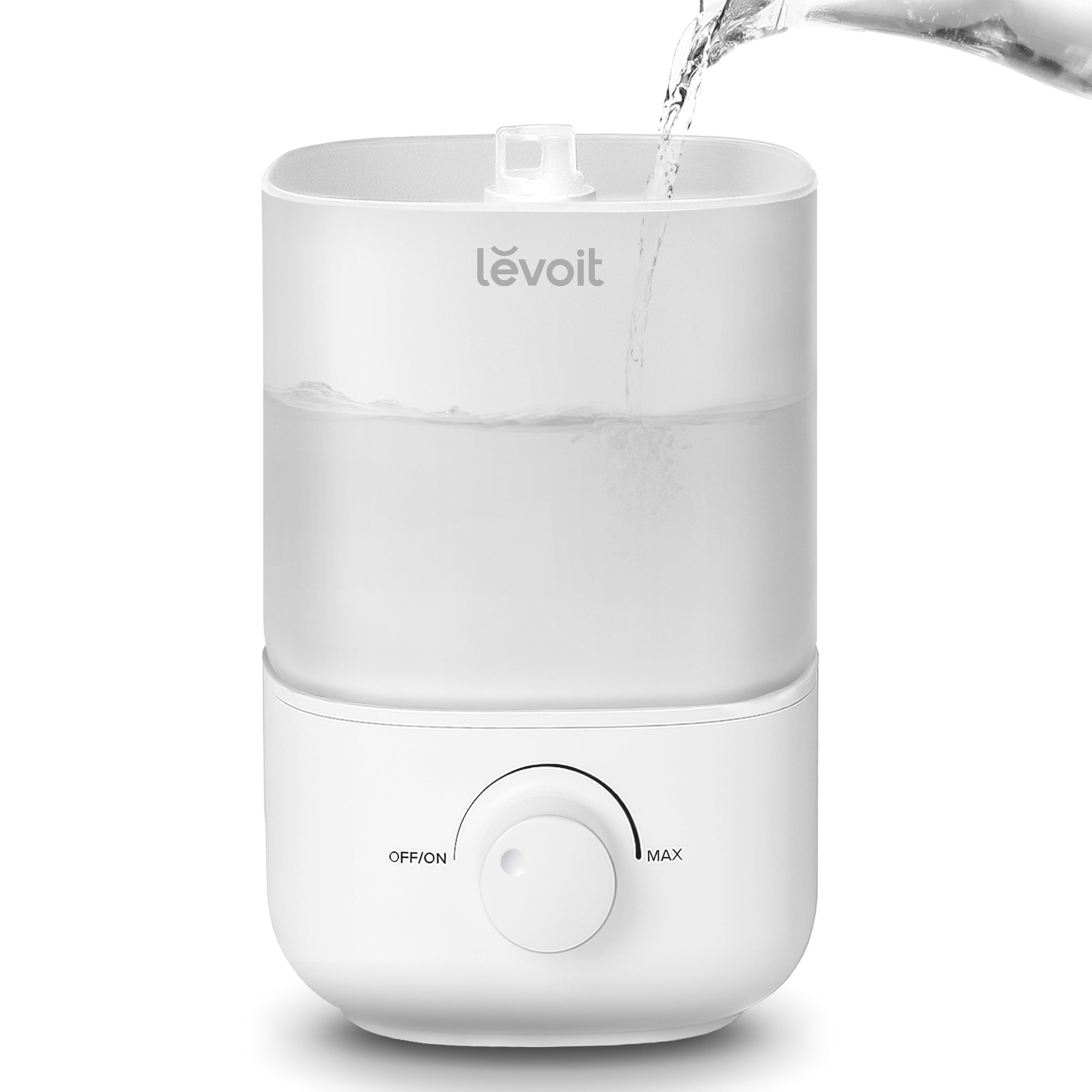 Levoit Top Fill Humidifiers for Bedroom, 2.5L Tank for Large Room, 25dB | Easy t