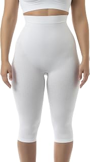 FarmaCell Leggings Anticellulite Donna 3/4, Leggings Push Up Corti Modellanti a Vita Alta, Made in Italy, 323