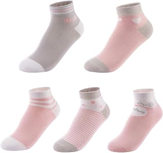 Kids Girls Crew Socks Cotton Dress Cute Cat Unicorn Animal Ice Cream Rainbow Designs Seamless Toe Ages 1-11