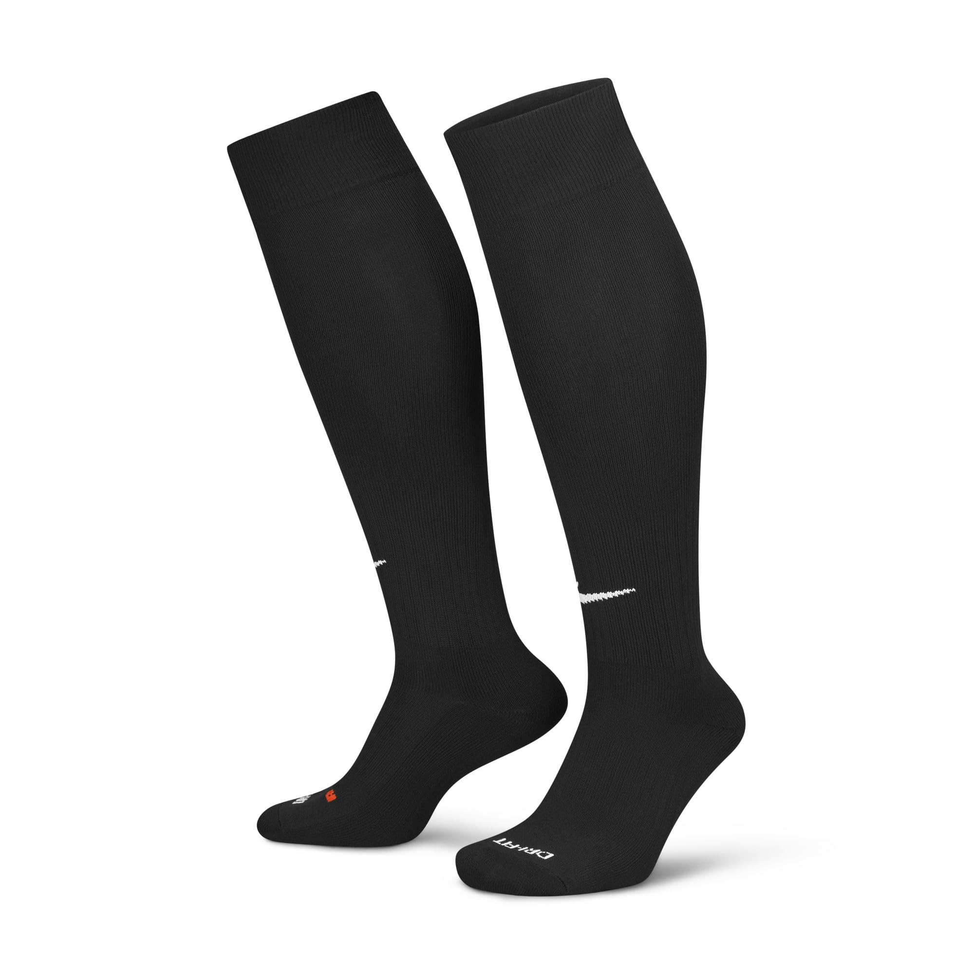 Nike Cushioned knee high SX5728-100; unisex sports socks, white, 38-42 EU (5-8 U