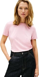 Tommy Hilfiger TH Script Reg C-nk SS tee Ww0ww47809 Women's S/S T-Shirt (Pack of 1)