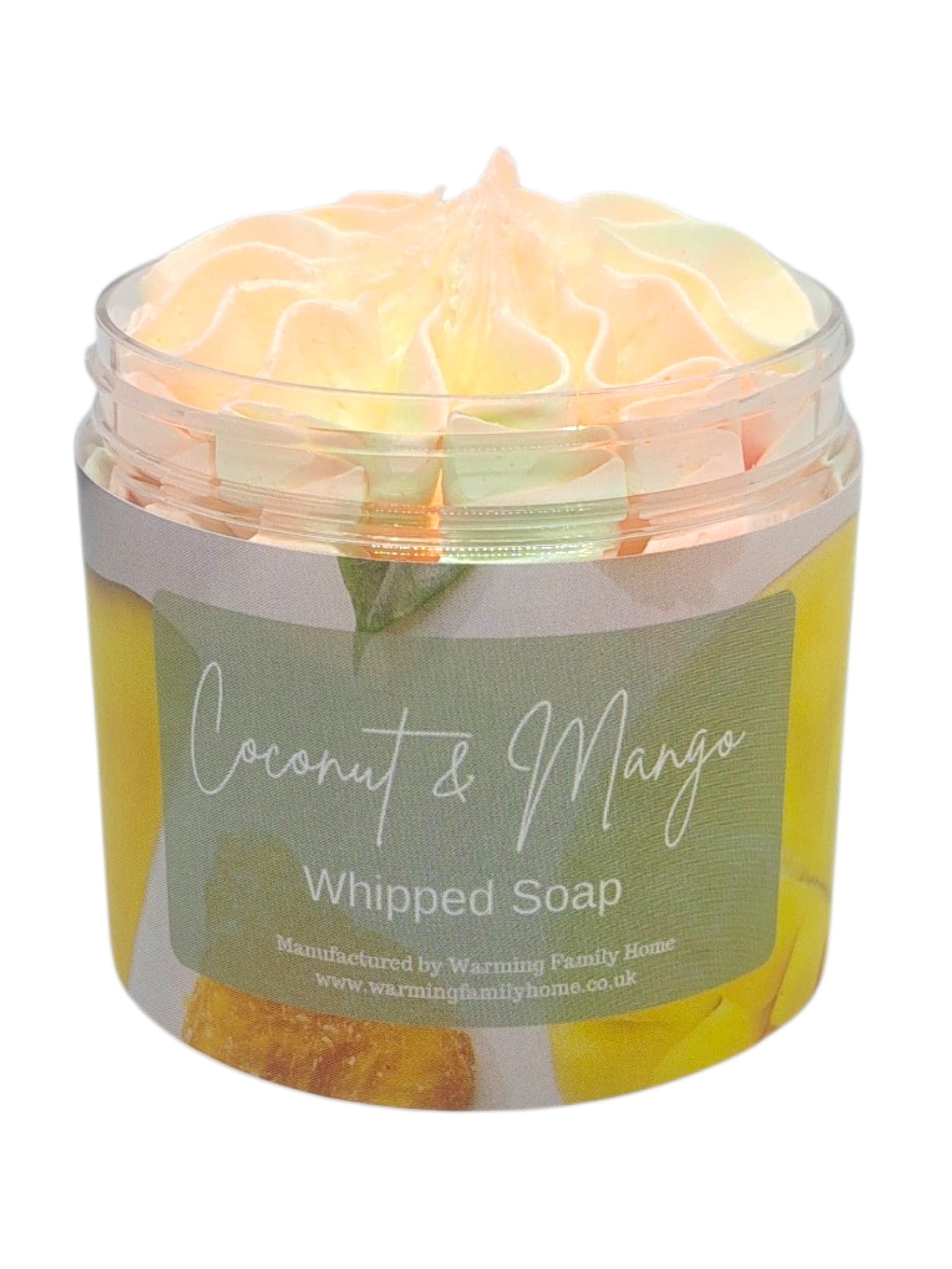 Coconut & Mango Whipped Soap | Body Wash | Shaving Cream | Bubble Bath | | Showe