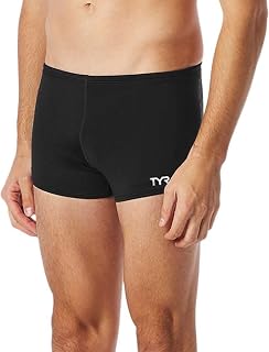 TYR Durafast Elite Solid Square Leg Sports Men's Swimsuit