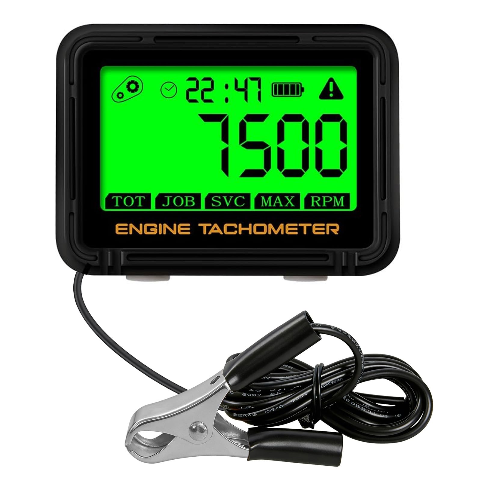 Small Engine Tachometer，Digital Tachometer，RPM Meter and Hour Gauge | Tachometer
