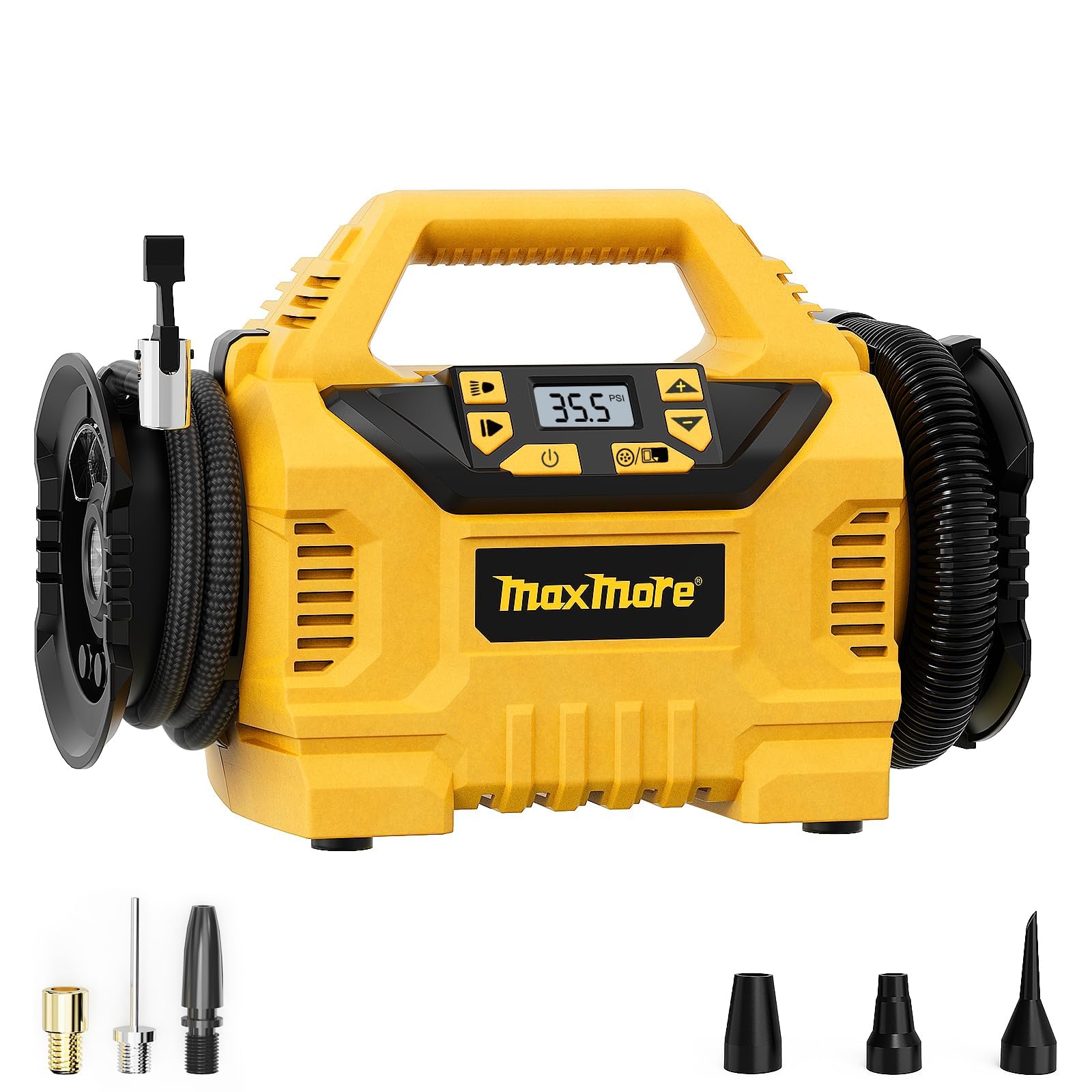 MaxMore Portable Tire Inflator/deflator Compatible with DeWalt 20V Battery | 160