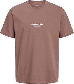 JACK & JONES Men's Plus Size Printed T-Shirt Jjesoho Tee SS Crew Neck Noos Pls