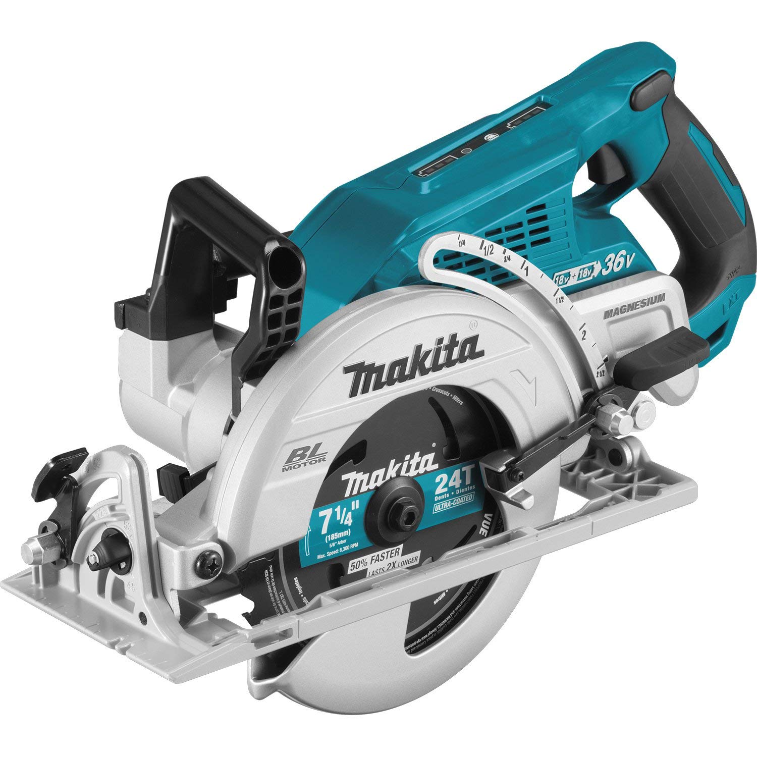 Makita XSR01Z 18V X2 LXT Lithium-Ion 36V Brushless Cordless Rear Handle 7-1/4" C