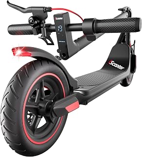 iScooter Electric Scooter, Foldable Lightweight Commuter Scooter | 350W Powerful Motor, Portable Urban Scooter, 8.5" Tires, Dual Braking System, City & Campus Daily Travel