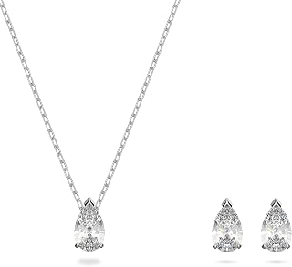 Swarovski Stilla Collezione parure, blanc, plaqué rhodium