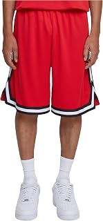 Urban Classics Men's Short Stripes Mesh Relaxed Fit S M L XL XXL 3XL 4XL 5XL