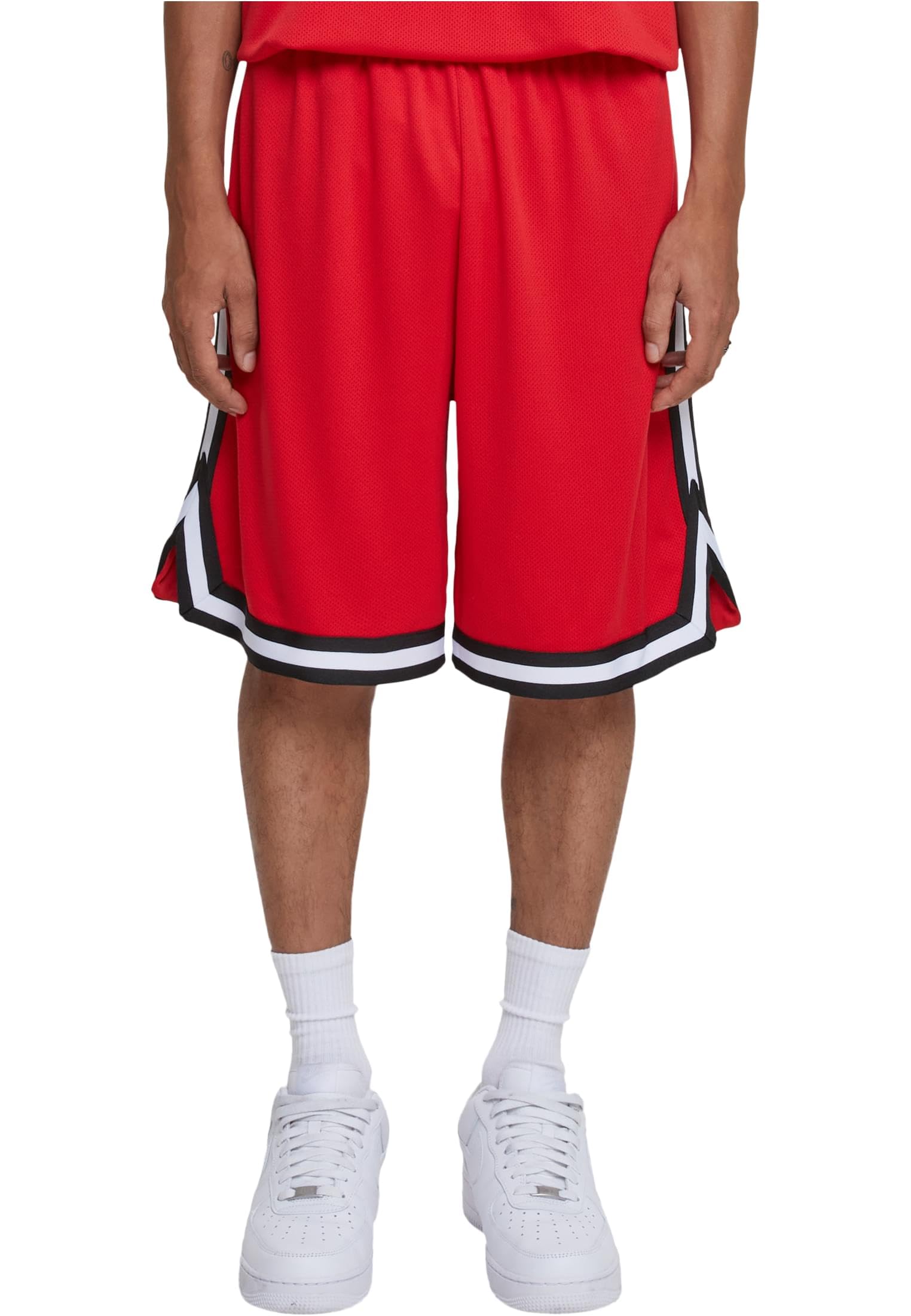 Urban Classics Men's Short Stripes Mesh Relaxed Fit S M L XL XXL 3XL 4XL 5XL
