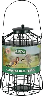 Supa Caged Fat Ball Wild Bird Feeder | Designed To Deter Squirrels And Also Larger Garden Birds Such As Pigeons And Doves.