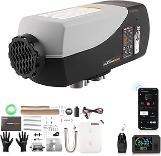 maXpeedingrods 2KW Diesel Heater 12V/24V, App Remote Control,LCD Control | LCD Display Screen Compact Diesel Air Heater, Automatic Altitude Adjustment 9L Tank Long Lasting for Car Boat Truck Pickup