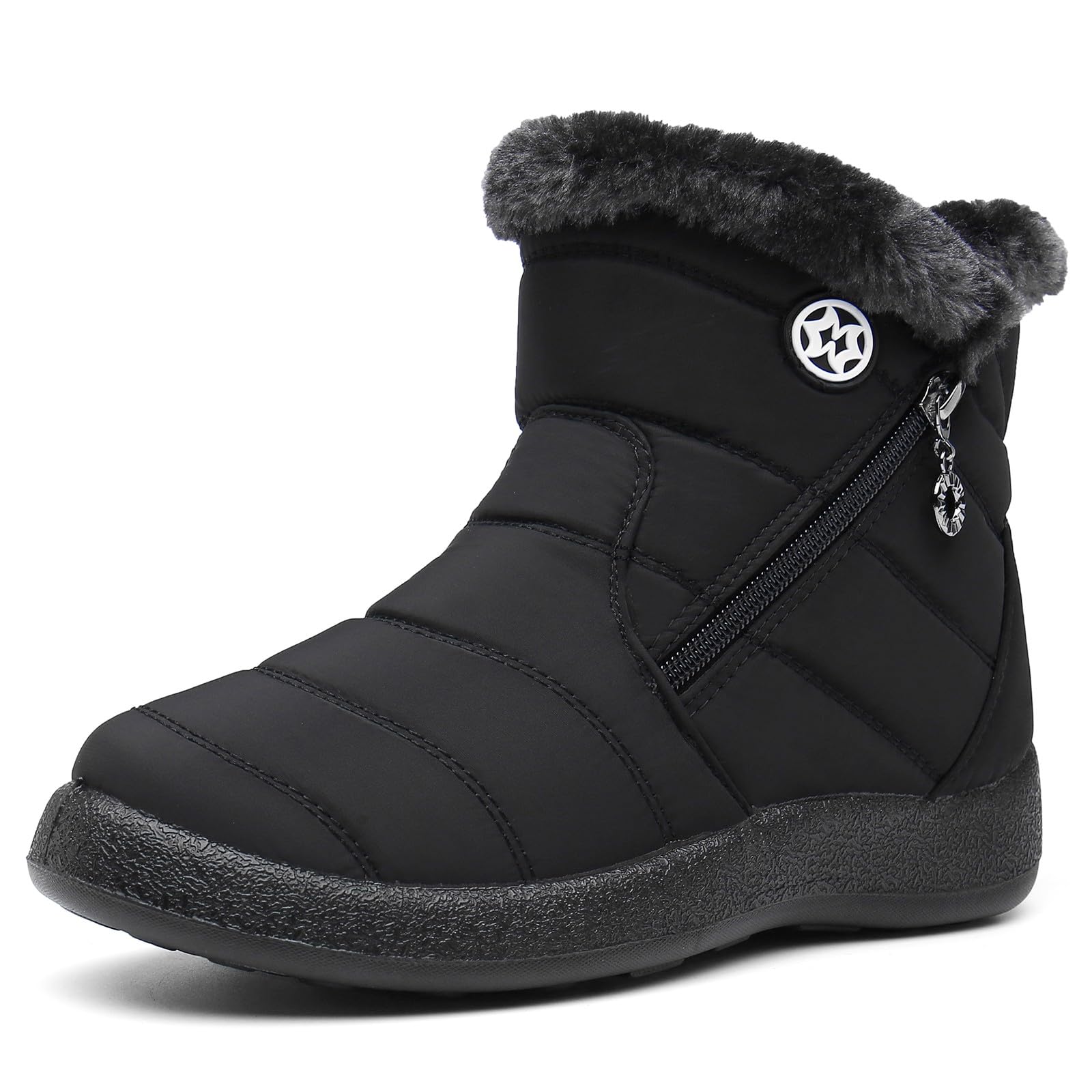 Hsyooes Women's Snow Boots Waterproof Winter Booties