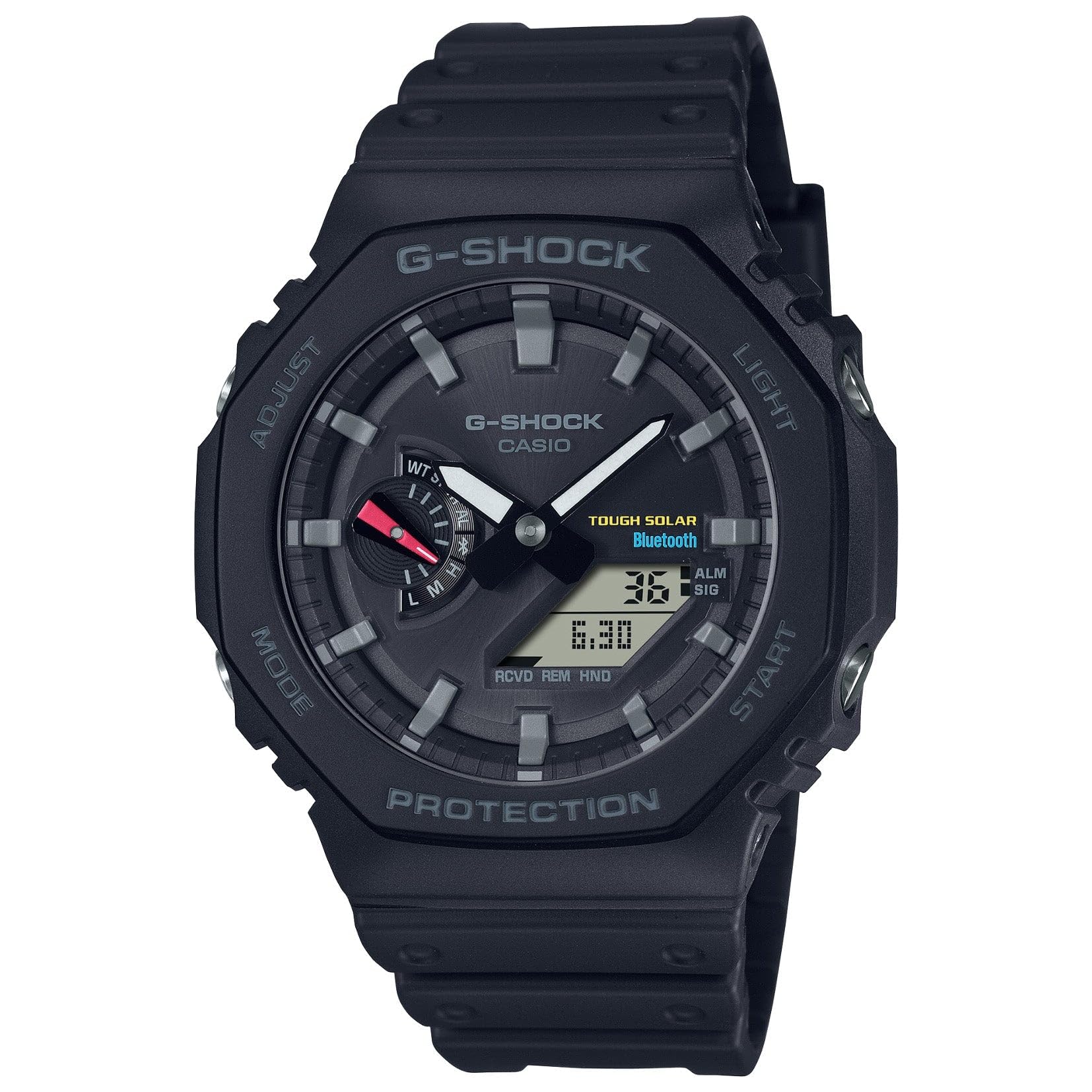 G-Shock Casio GAB2100-1A Men's Analogue Digital Watch, Black, Black, One Size, S