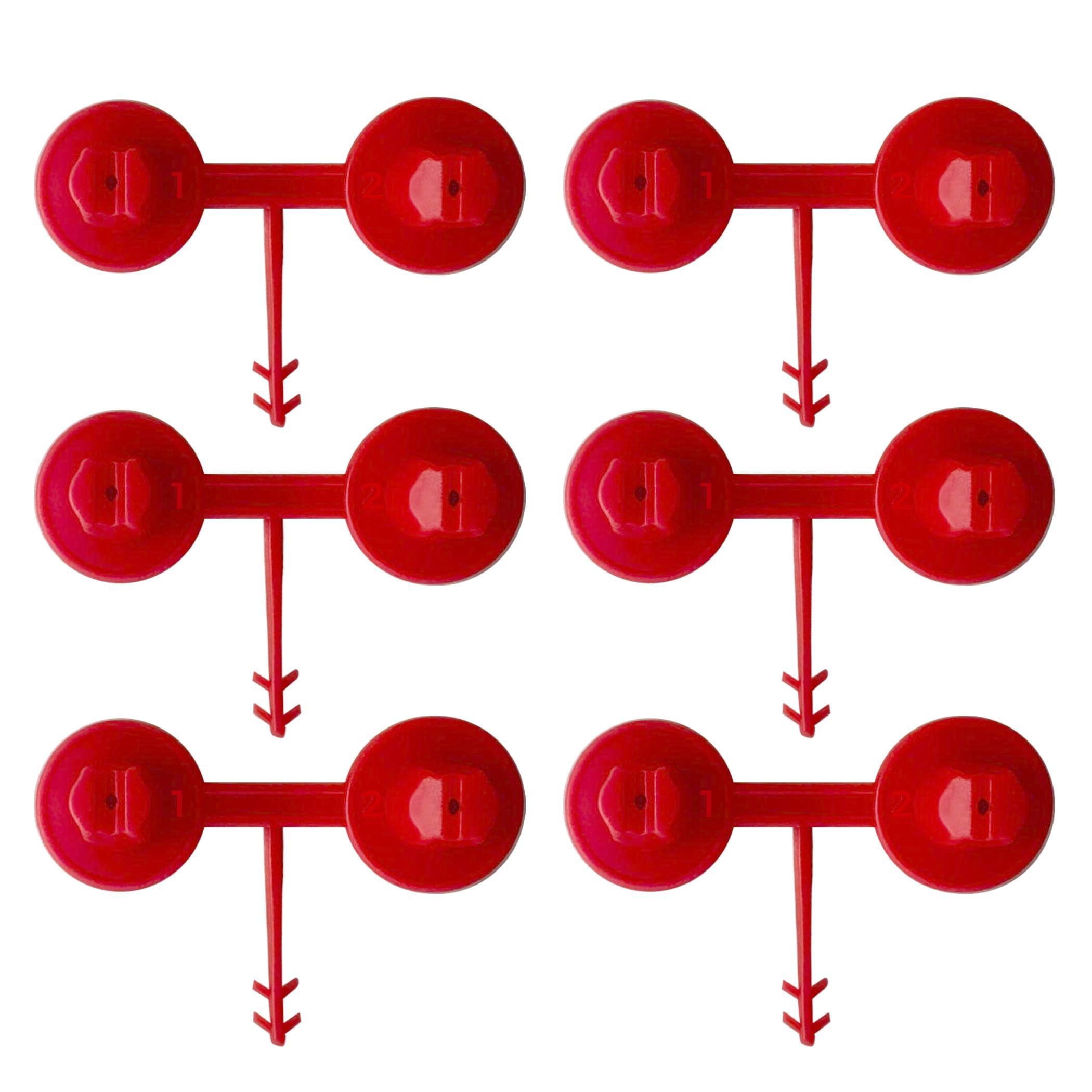 Magic Chems Foam Gun, Heavy Duty, Nozzles, Reusable Sealed, Red, 6 Pack | Precis
