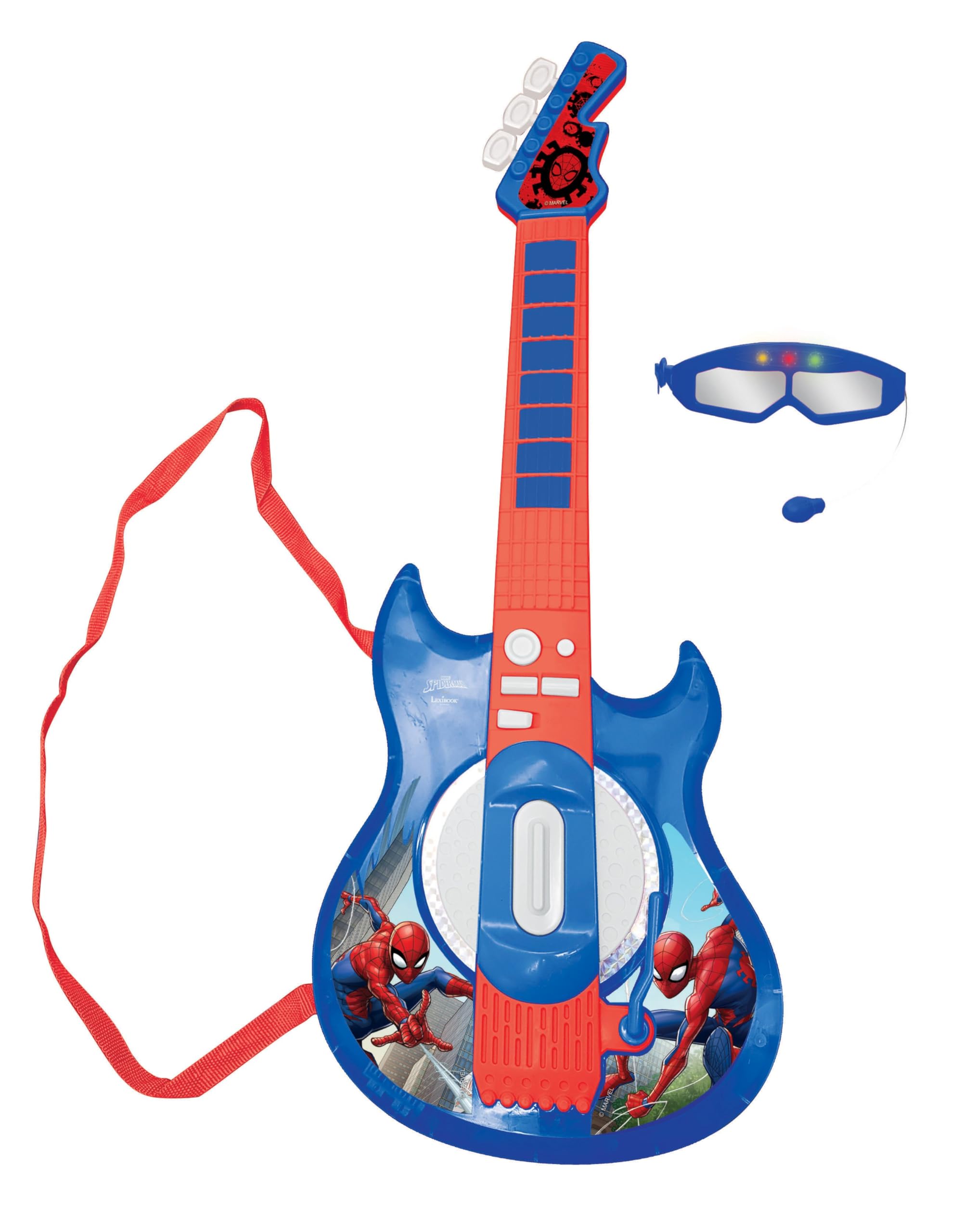 Lexibook, Spider-Man K260SPLXB Electronic Guitar