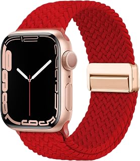 Wipalor Nylon Braided Straps Fits Apple Watch Straps Women Men 38mm 40mm 41mm 42mm 44mm 45mm 46mm 49mm, Strong Magnetic Clasp iWatch Strap for Apple Watch Strap Series 11 10 9 8 7 6 5 4 3 2 1 SE Ultra