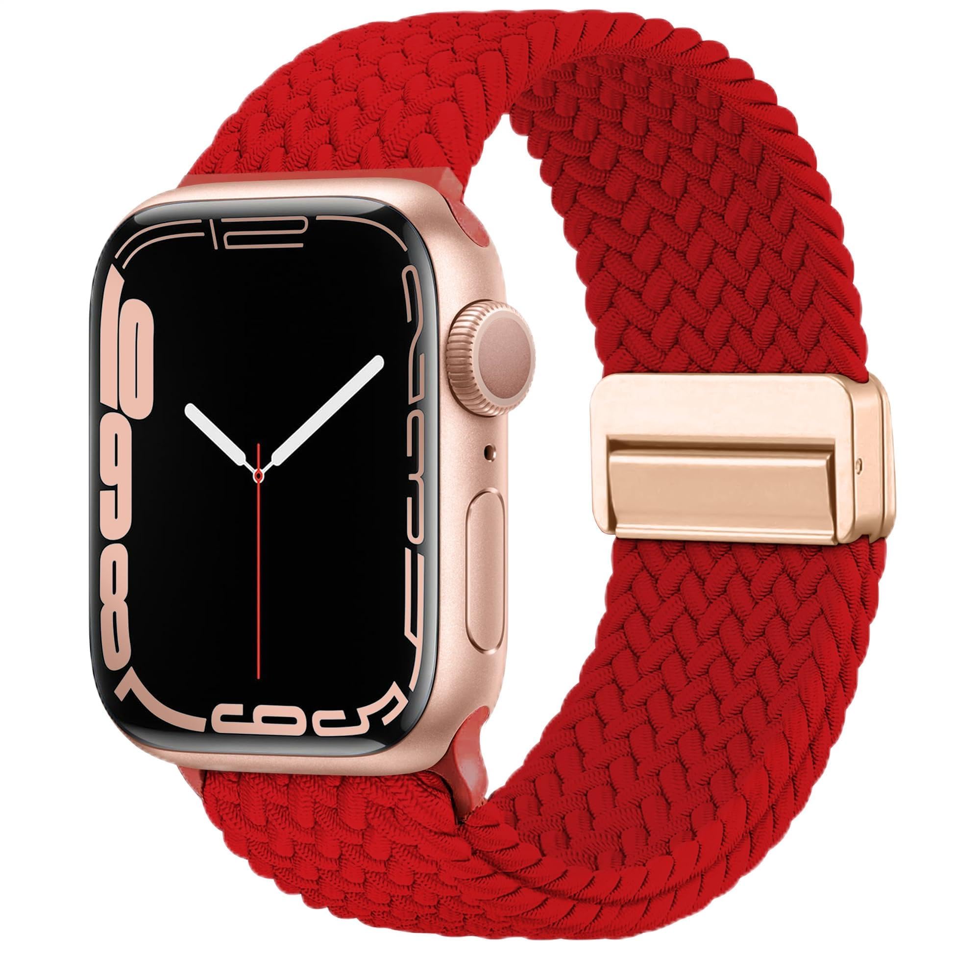 Wipalor Nylon Braided Straps Fits Apple Watch Straps Women Men 38mm 40mm 41mm 42