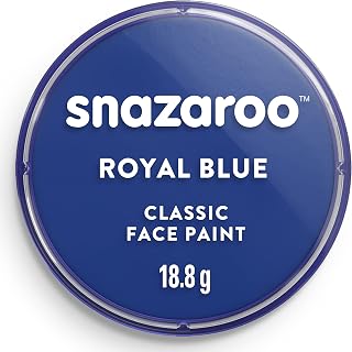 Snazaroo - Face and Body Paint, Face Makeup and Costume, For Children and Adults, Blush 18 ml, Bright Blue